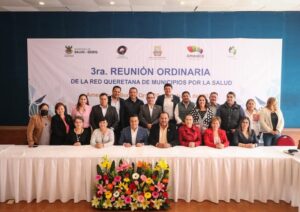 Realizan 3era Reunión Ordinaria de la Red Queretana de Municipios por la Salud