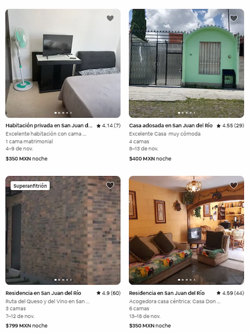 Aumentan 25% reservaciones en Airbnb de San Juan del Río