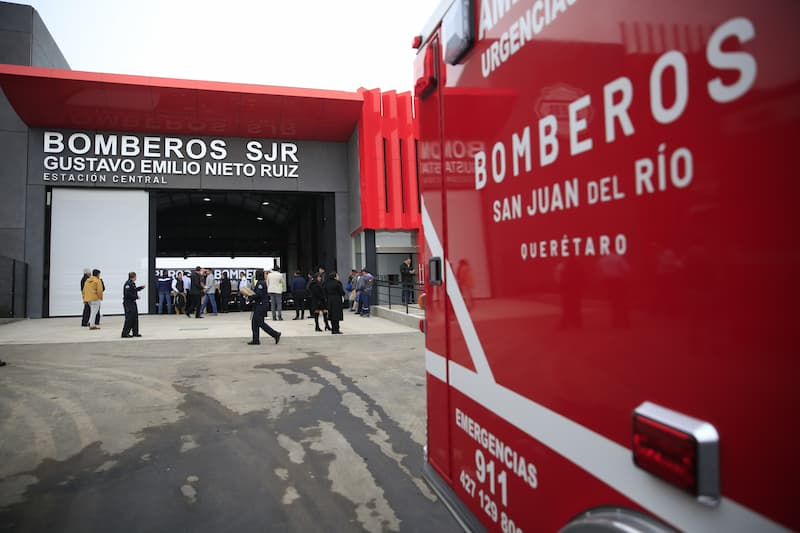 Entrega Mauricio Kuri nueva Estación de Bomberos de San Juan del Río 3 La obra representó una inversión superior a los 65 millones de pesos y brindará servicio oportuno a más de 297 mil personas en San Juan del Río