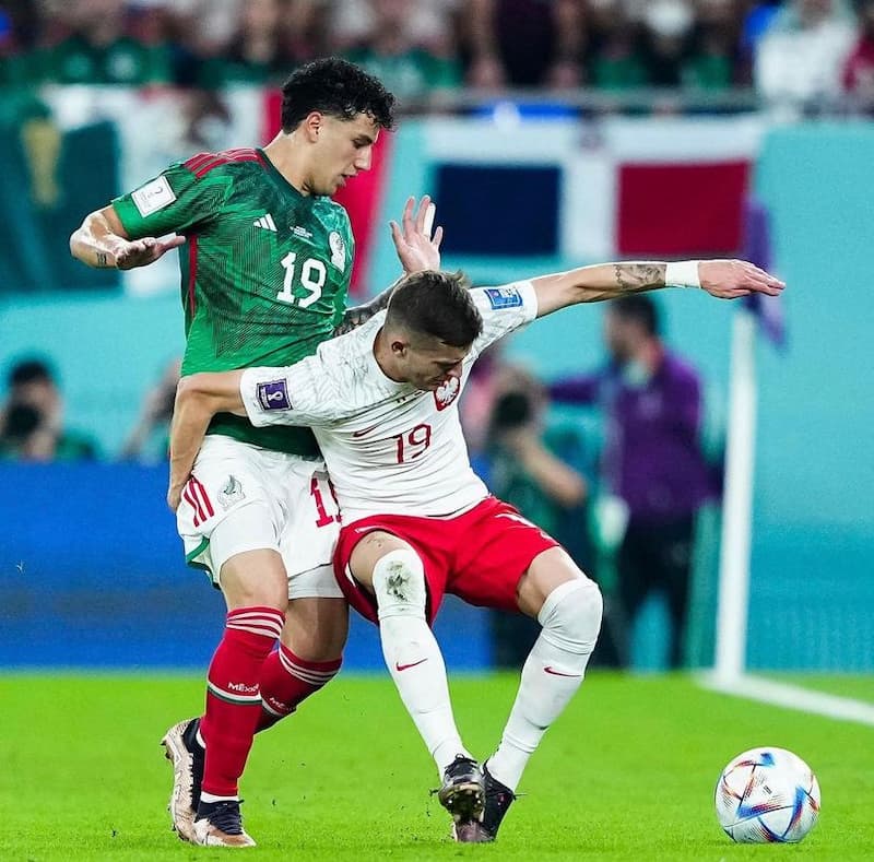 México empata en su debut en Qatar 2022