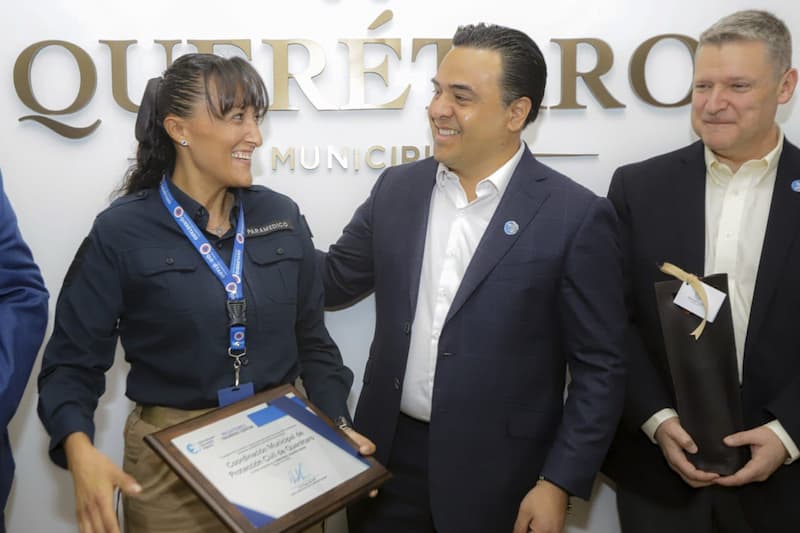 Protección Civil Municipal de Querétaro, única en el país con certificado “Training Center” del IPR