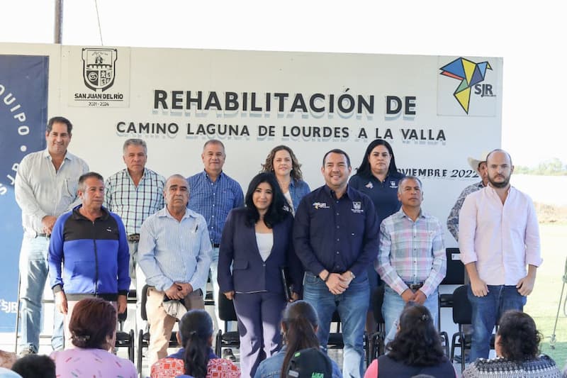 Roberto Cabrera entregó rehabilitación del camino Laguna de Lourdes-La Valla