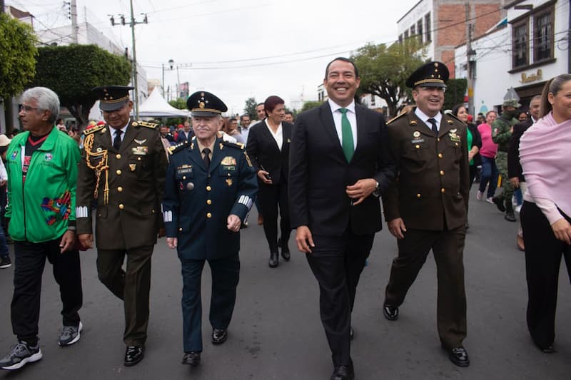 San Juan del Río conmemora la Revolución Mexicana con el primer desfile cívico militar