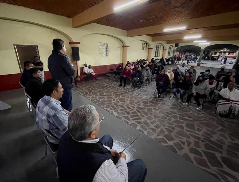 Toño Mejía entrega obras en la comunidad de La Tortuga, Tequisquiapan