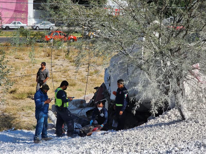 Aparatoso accidente en la México Querétaro