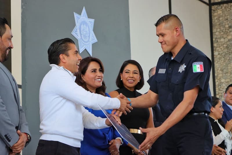 Oficiales de Corregidora festejan el “Día del Policía”