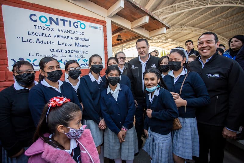 Continúa programa Contigo Escuelas de Tiempo Completo en Querétaro