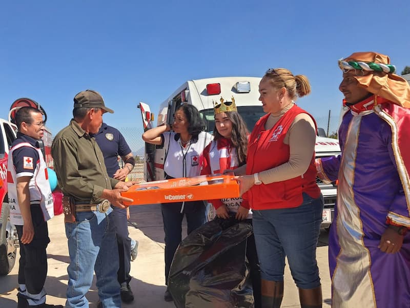 Cruz Roja San Juan del Río realiza el operativo Día de Reyes a comunidades