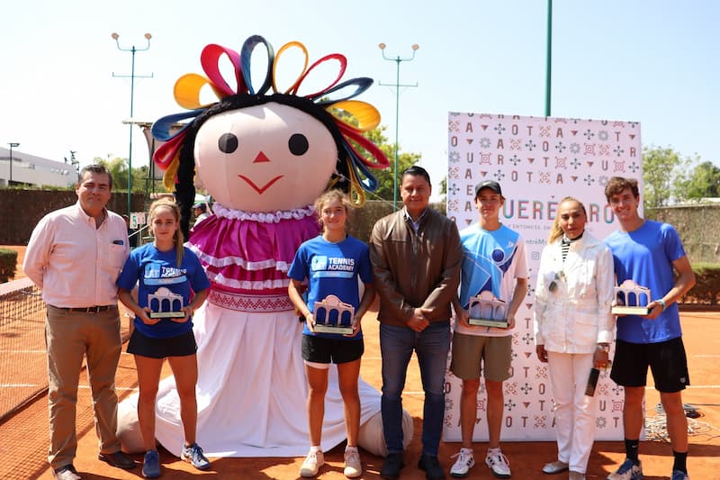 Concluye Torneo de Tenis Junior Cup con sede en Querétaro