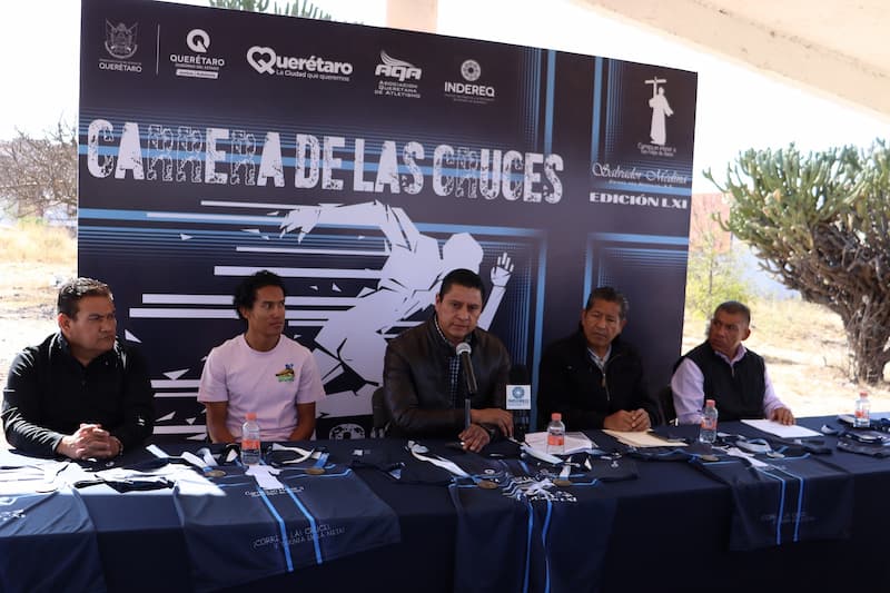 Presentan la edición 61 de la Carrera de las Cruces en Querétaro