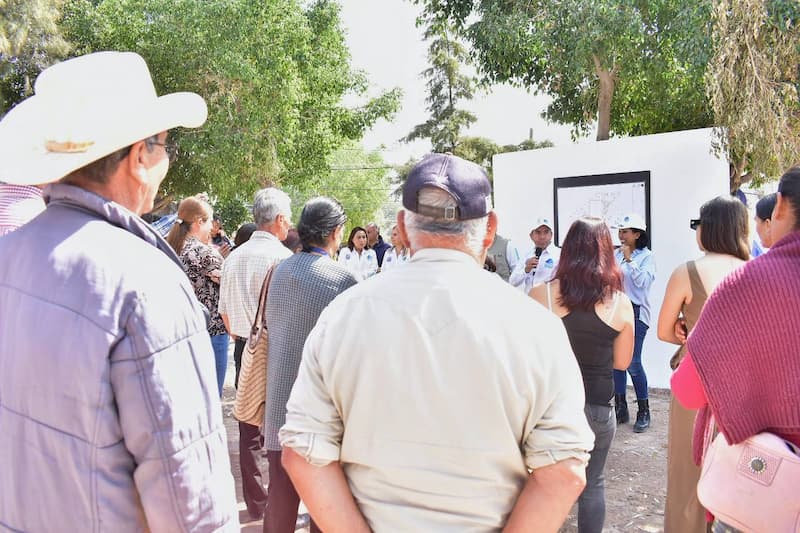 Roberto Sosa supervisó obra de rehabilitación de la Unidad Deportiva Los Olvera