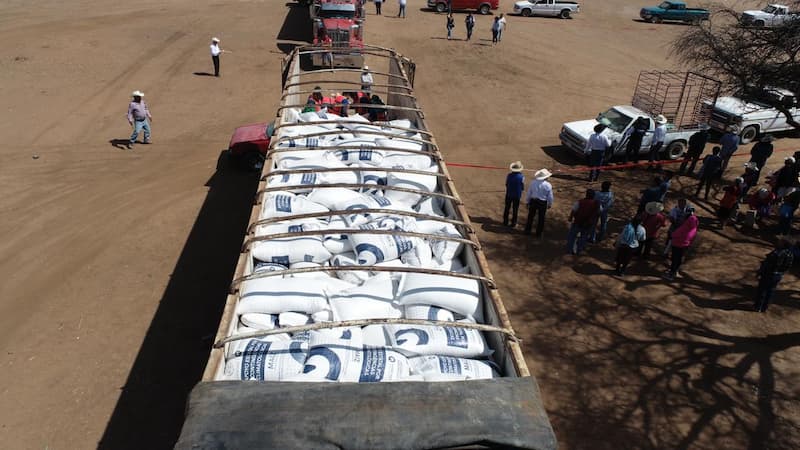 SEDEA hizo entrega de 100 toneladas de apoyo emergente en Ezequiel Montes