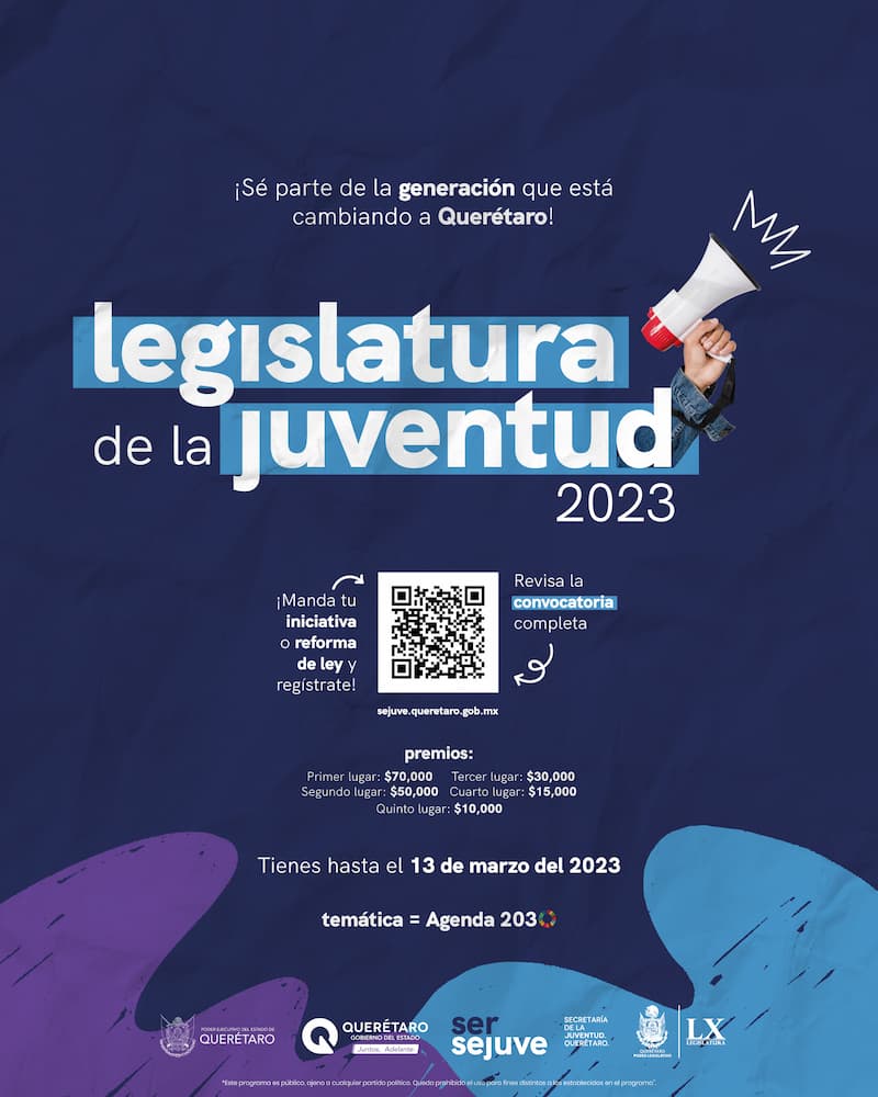 SEJUVE destina Más de 170 mil pesos en premios para Legislatura de la juventud