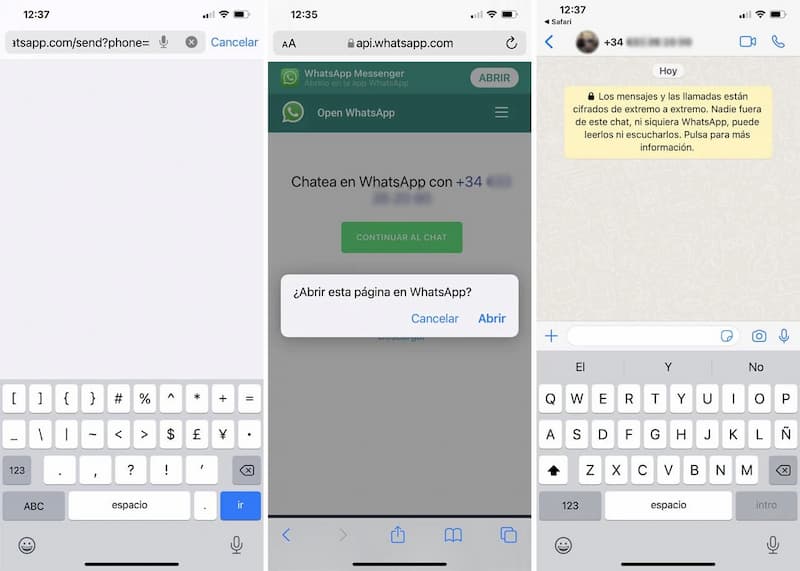 Cómo enviar mensajes de WhatsApp a un contacto sin agregarlo a la agenda en Android e iOS