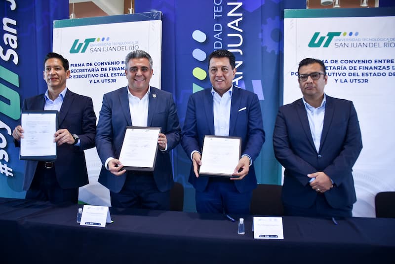 Convenio entre UTSJR y Secretaría de Finanzas impulsará proyecto tecnológico