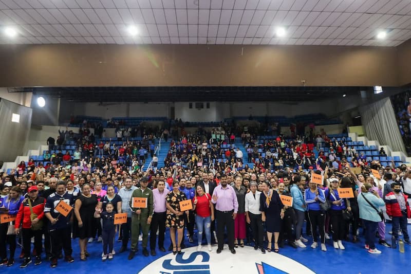 El presidente municipal inauguró los Juegos Magisteriales Deportivos y Culturales 2023 del SNTE en el CECUCO