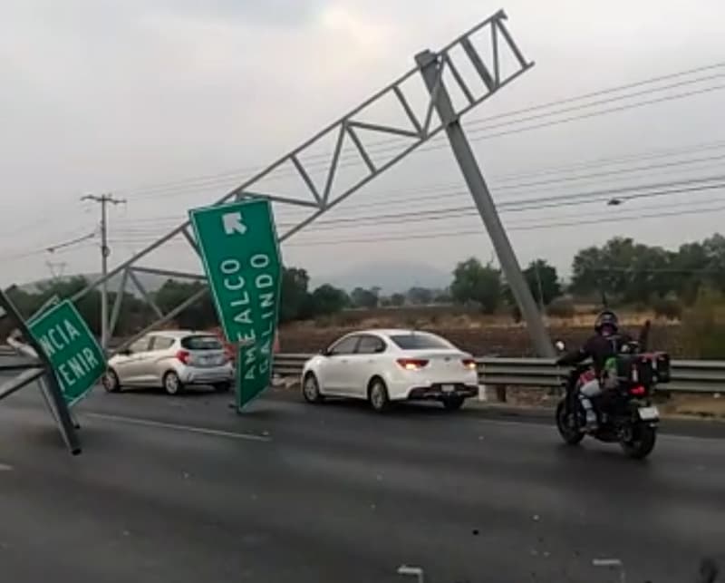 Fallece trailero en trágico accidente en la México-Querétaro 1