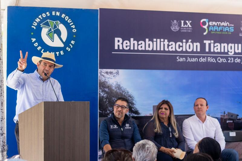 Trabajos de rehabilitación en el Tianguis Las Garzas mejoran la imagen urbana 1 Trabajos de rehabilitación en el Tianguis Las Garzas mejoran la imagen urbana