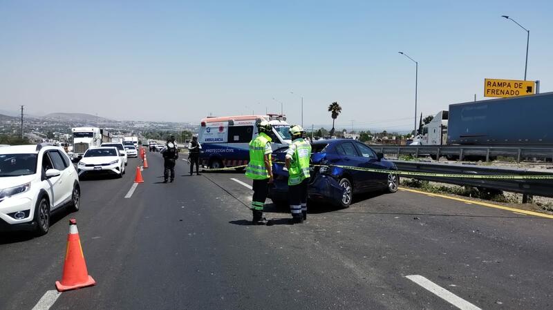 Trágico choque por alcance en la Carretera 57 cobra la vida de mujer de la tercera edad