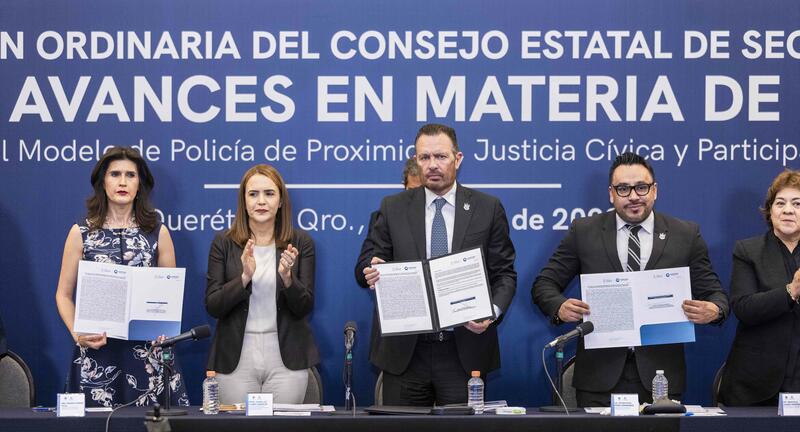 Gobernador de Querétaro anuncia programa de estímulos económicos para personal de seguridad