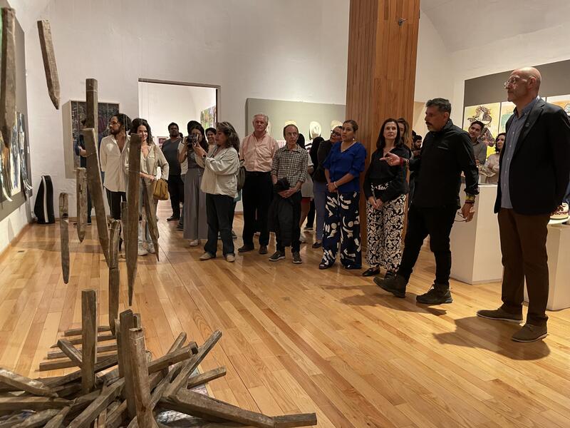 Inauguran exposición 'Rancho' del artista Humberto Valdez en el Museo de Arte de Querétaro