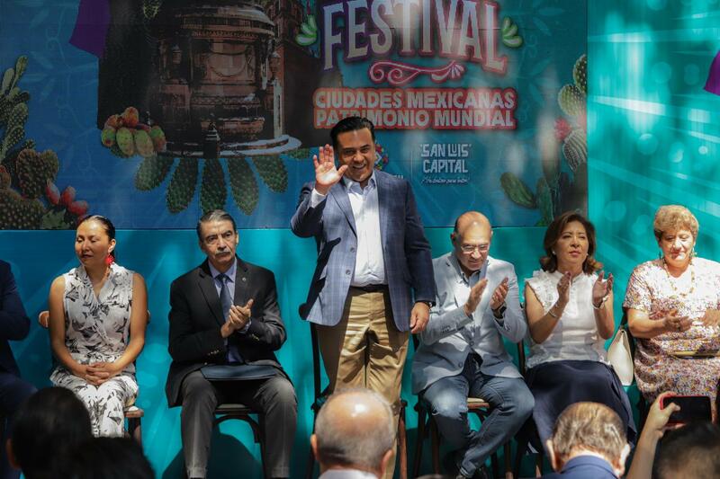 Luis Nava inaugura el 3er Festival Ciudades Mexicanas Patrimonio Mundial en San Luis Potosí