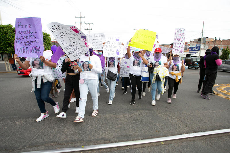 Marcha por la justicia: Exigen esclarecer el feminicidio de Paola Trejo en San Juan del Río