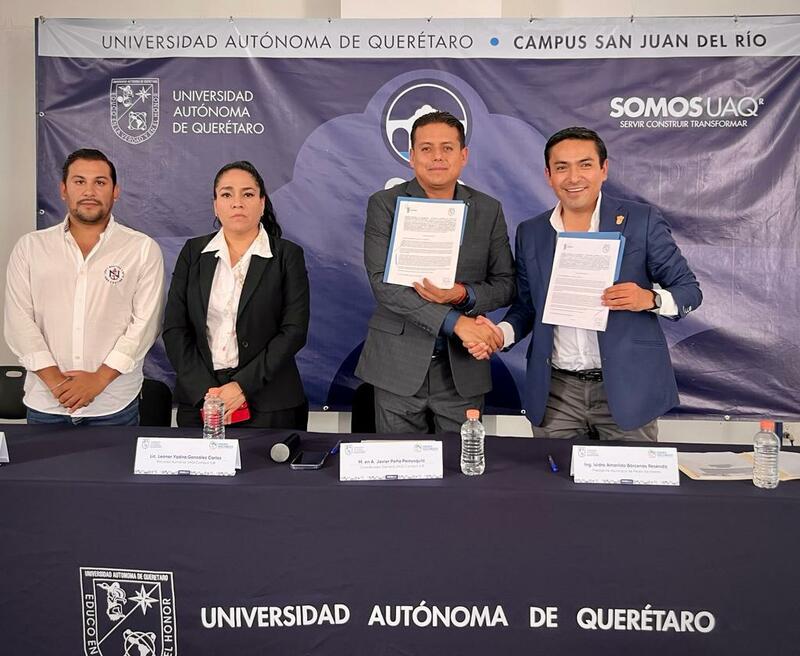 UAQ campus SJR y gobierno de Pedro Escobedo firman convenio para impulsar la educación