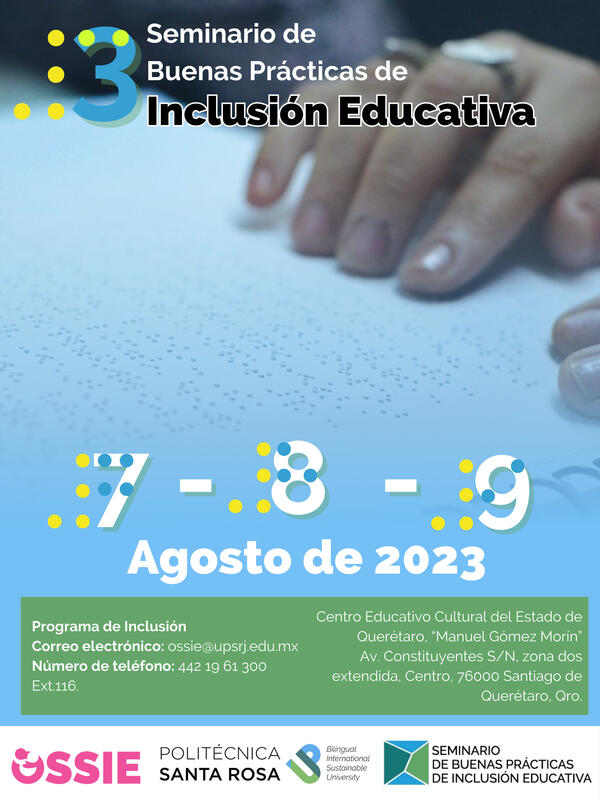 UPSRJ organiza Tercer Seminario de Inclusión Educativa enfocado en Personas con Discapacidad