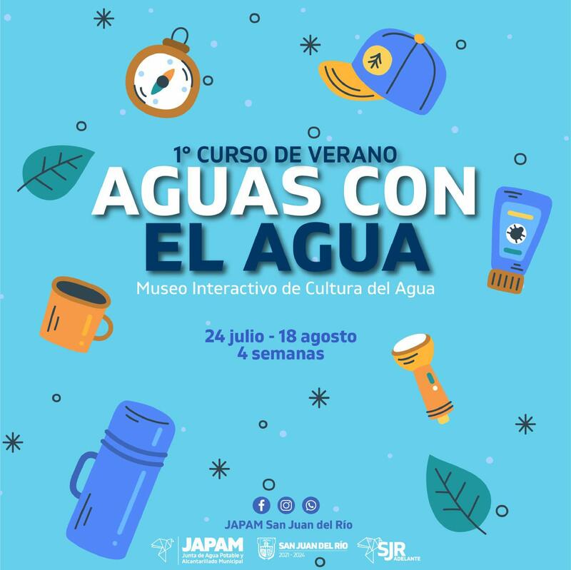 JAPAM abre curso de verano "Aguas con el Agua" para fomentar el cuidado del recurso hídrico