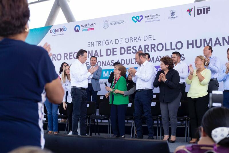 Gobierno estatal y municipal inauguraron el Centro Regional de Desarrollo para Adultos Mayores en San Juan del Río