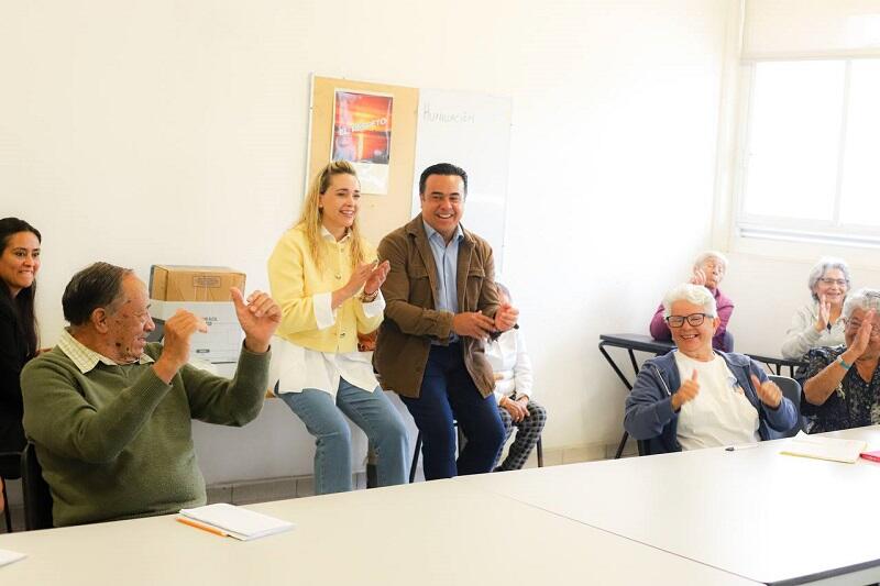 Luis Nava supervisa instalaciones del Centro del Adulto Mayor Nänxu en Querétaro