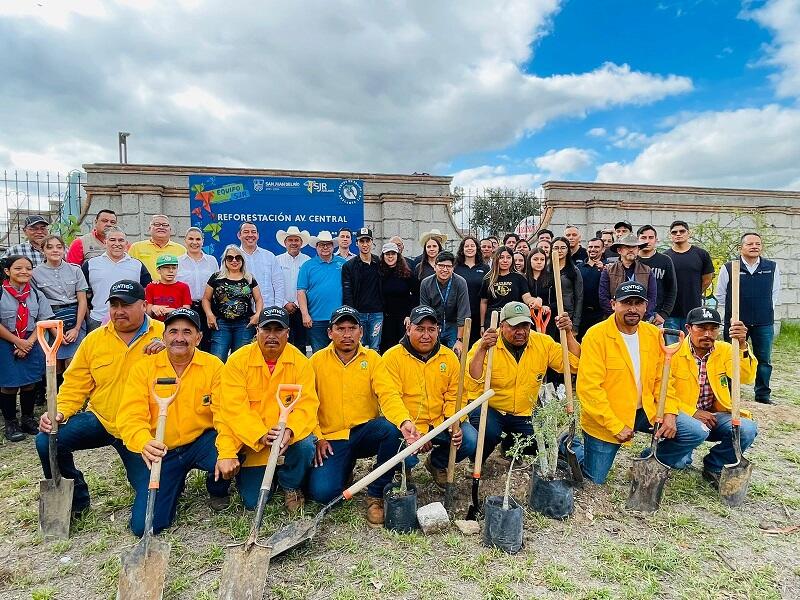 Marcia Solórzano Gallego lidera exitosa jornada de reforestación en San Juan del Río