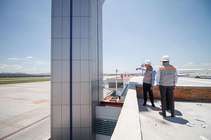 SEDESU monitorea expansión del Aeropuerto Internacional de Querétaro