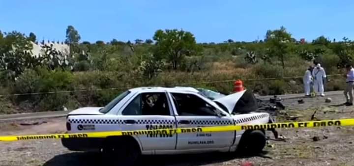 Trágico choque en Huimilpan; padre e hija pierden la vida en accidente