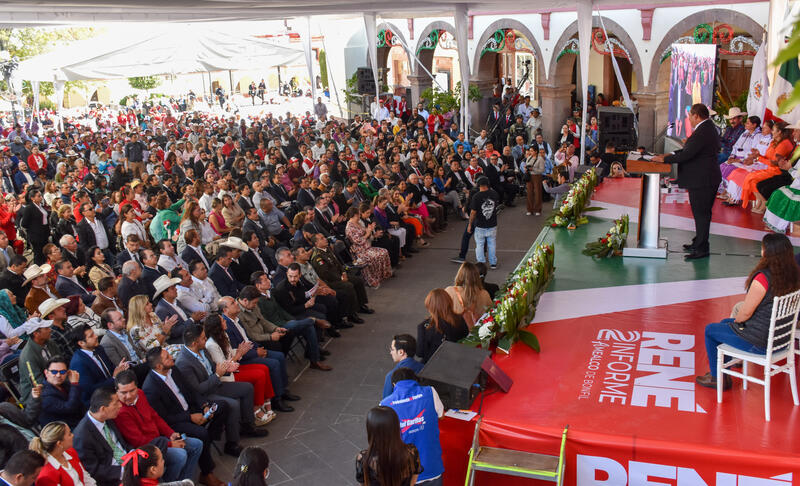 Amealco celebra avances significativos en el segundo informe de gobierno del Presidente René Mejía