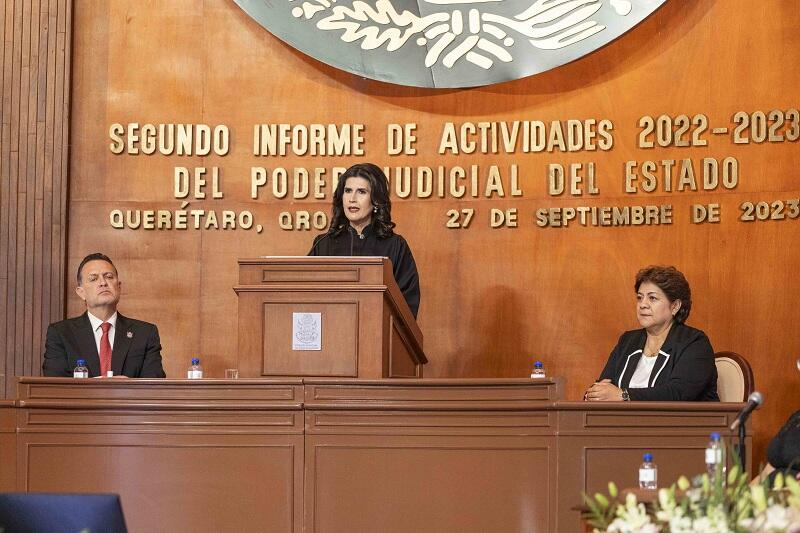 Informe del Tribunal Superior de Justicia: Querétaro lidera en justicia oral penal