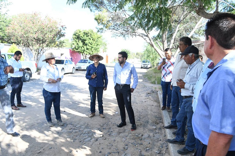 Modernización de calle Girasol en Senegal de las Palomas avanza a buen ritmo