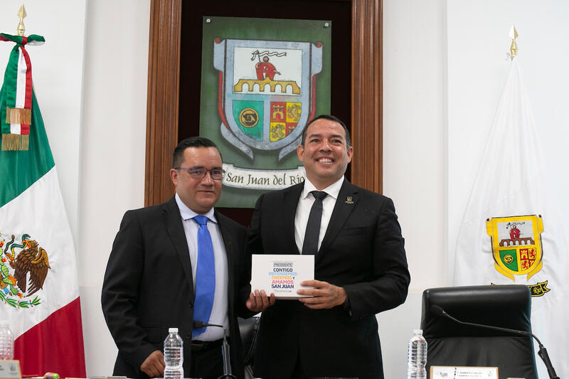 Segundo Informe de Gobierno: Roberto Cabrera Valencia hace balance en San Juan del Río
