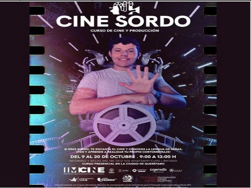 Curso de cine inclusivo; un espacio para la comunidad sorda en Querétaro