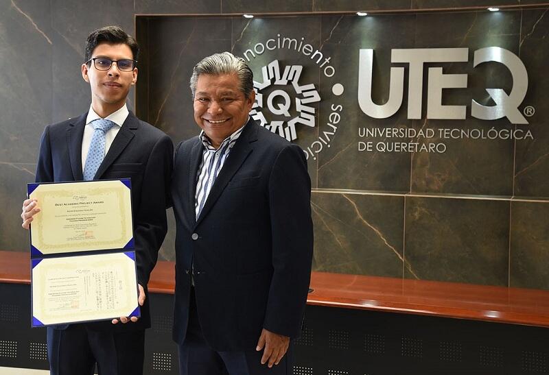 Estudiante de la UTEQ destaca en Japón con proyecto espacial