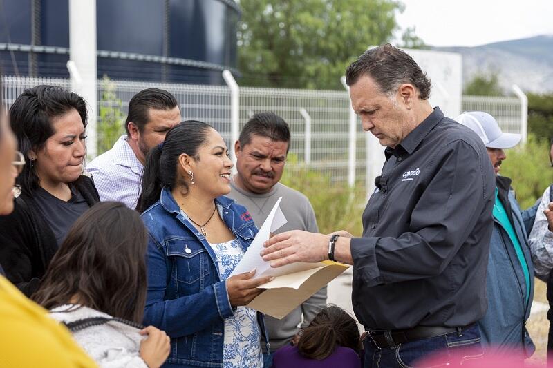 Mauricio Kuri dialoga con comunidades de Cadereyta