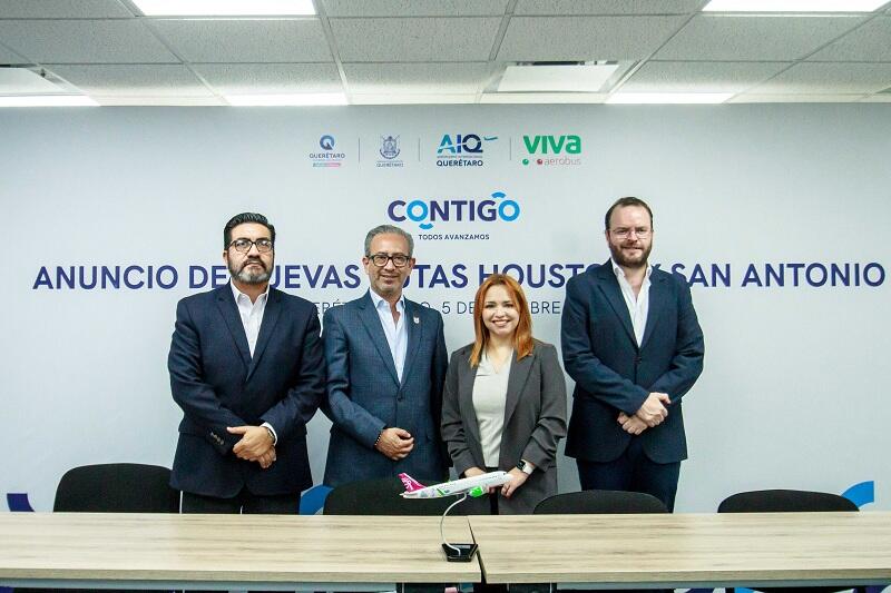 Viva Aerobus establece rutas desde Querétaro a Houston y San Antonio