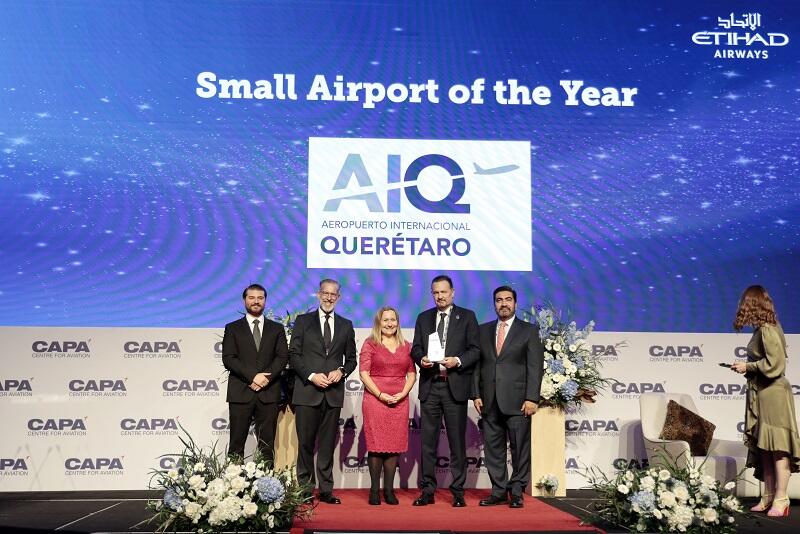 Aeropuerto Internacional de Querétaro galardonado como Aeropuerto Regional del Año