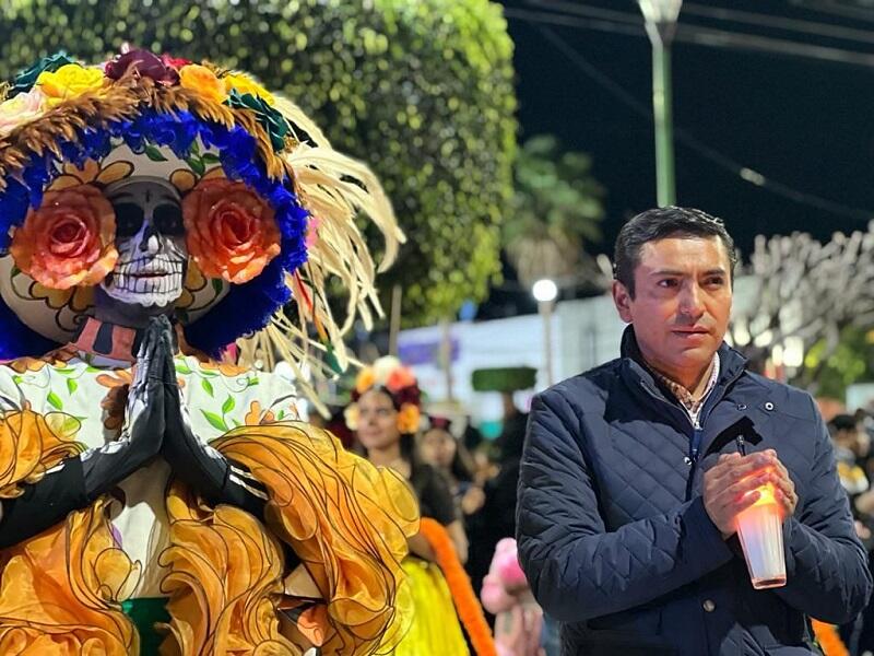 Concluye emotivo Festival Anual del Día de Muertos en Pedro Escobedo