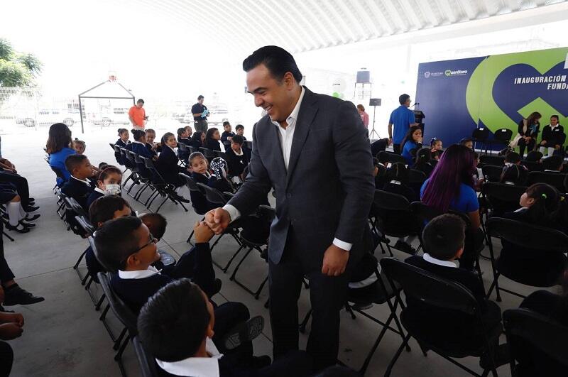 Inauguración del arcotecho beneficia a la "Ciudad de los Niños" en Querétaro