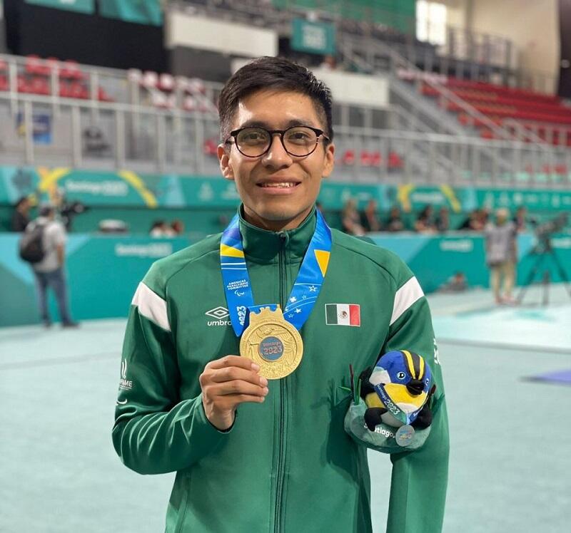 Iván Torres de San Juan del Río gana oro en Taekwondo en los Parapanamericanos Chile 2023