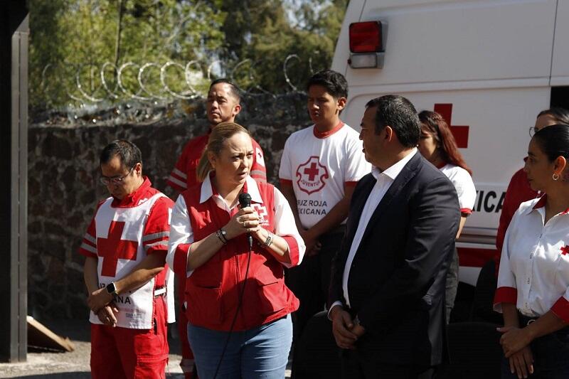 Roberto Cabrera fortalece labor humanitaria con donativo a Cruz Roja San Juan del Río