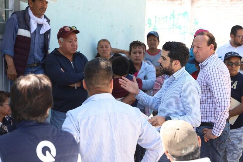 SEDESOQ invertirá en obra pública para Rancho Banthí, San Juan del Río