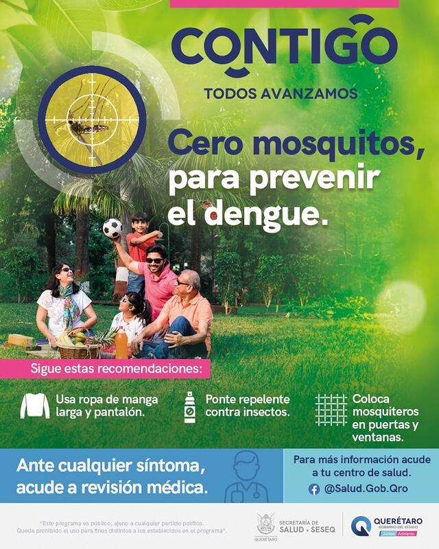 SESA promueve acciones para prevenir el Dengue en Querétaro